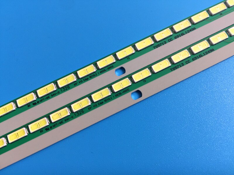 100% originele 84LED 695 MM LED backlight strip 55 "V13 Edge REV0.2 6916L1249A 6916L1092A voor 6922L-0048A 55E610G LC