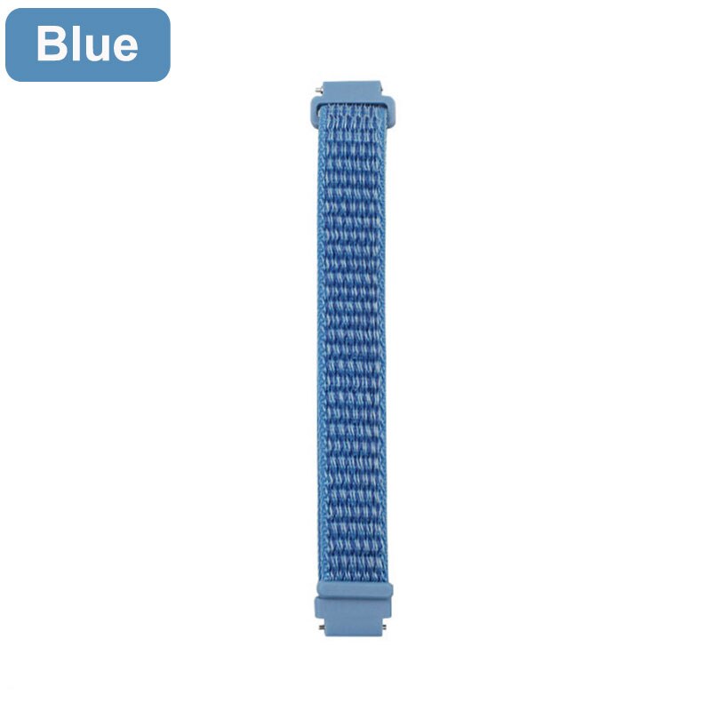 Fitbit Inspire HR Band Replacement Bracelet For Fitbit inspire Nylon Wrist Strap Velcro Wristband Smart accessories: Blue