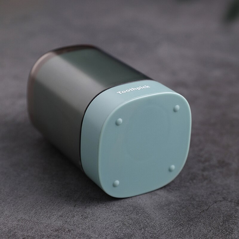 Automatic Pop-up Toothpick Box Container for Restaurant Kitchen Portable Pop-up Toothpick Holder Toothpicks Dispenser Decoration