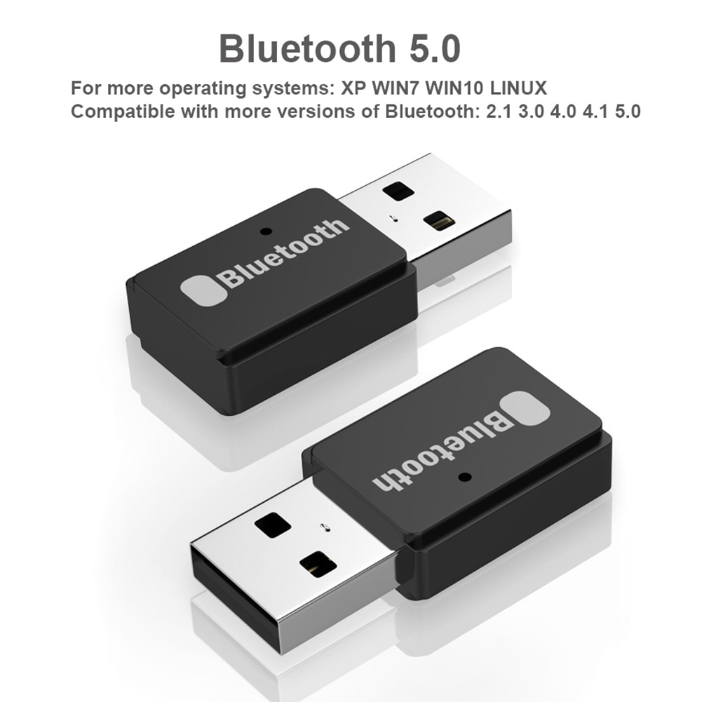 T7 Draadloze Handsfree Pc Audio Muziek Zender Bluetooth 5.0 Edr Geluidskaart Usb Power Adapter Ondersteuning AS2P