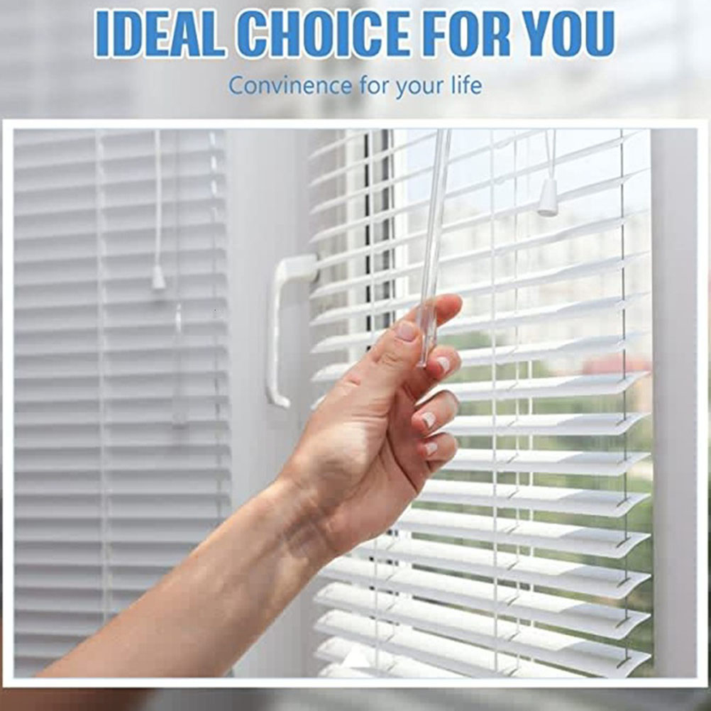 8pcs Blind Wand Plastic Blind Wand Good Light Durable Nice Blinds Rod Plastic Wand Blinds Part for Blinds