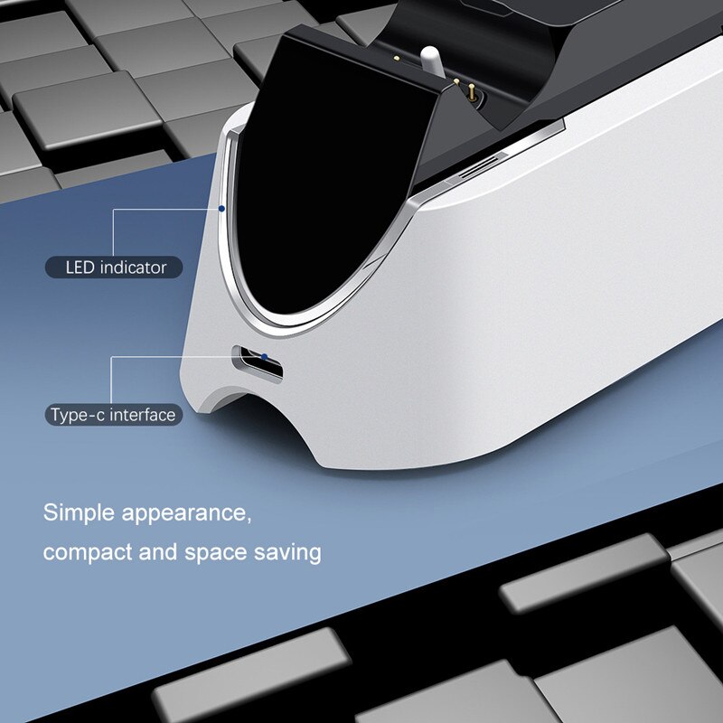Ps5- fach-ladestation mit schnellladefunktion, , ps5 -fach-ladefunktion, , ps5 -fach-ladefunktion für spielekonsolen, led-anzeige, usb-c-ladeanschluss