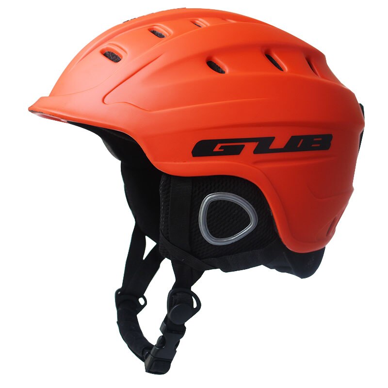 Half-covered Integrally-molded CE Ski Helmet for man women skateboard Skiing Helmets Snowboard Bicycle Sports helmet: Orange