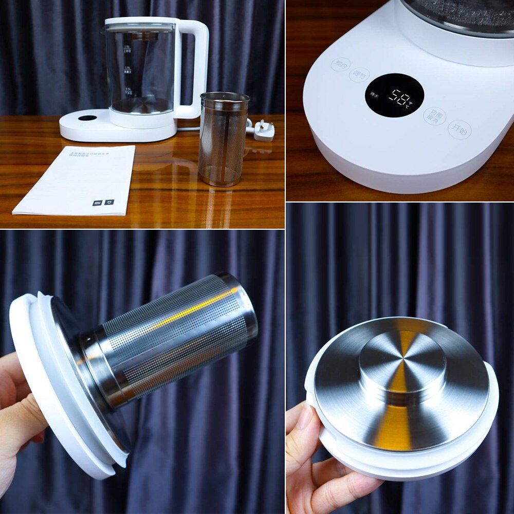 Xiaomi Mijia Smart Multifunctional Health Kettle MYSH0E1ACM Multiple Cooking Modes 304 Stainless Steel And Glass Health Pot