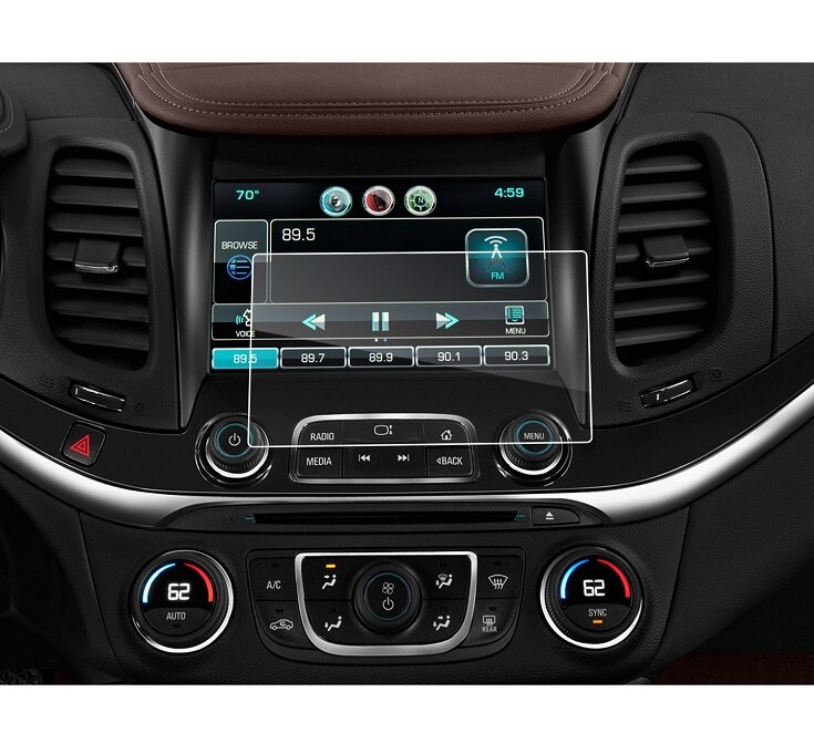 RUIYA Car Navigation Screen Protector For Impala 8 Inch Touch Center Display Auto Interior Stickers Accessories: Default Title