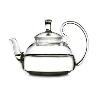 Glas thee set hoge set Pyrex theepot met filter hoge borosilicaatglas theepot bloem theepot: Default Title