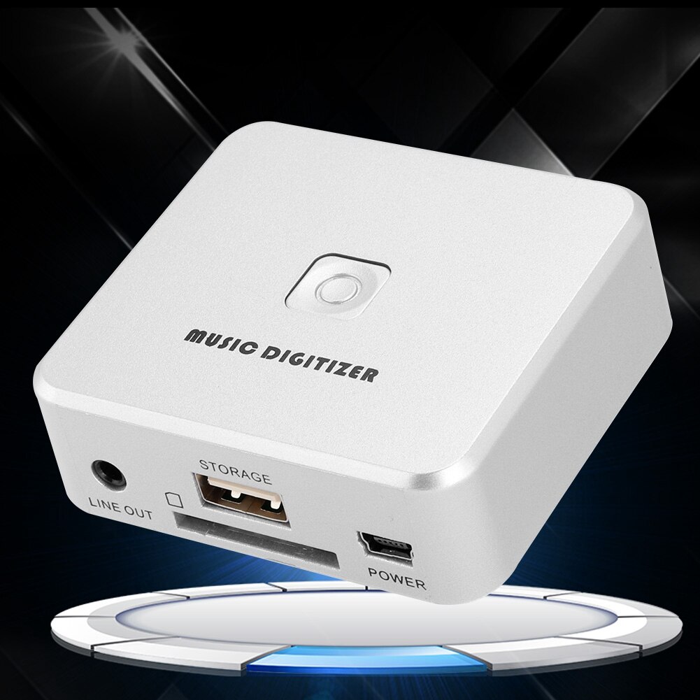 EZCAP241 Musik Digitizer Audio- zu erfassen Recorder Kasten Konvertieren alten analogen musik zu MP3Unterstützung USB Stock L/R 3,5 UNS stecker Für SD karte