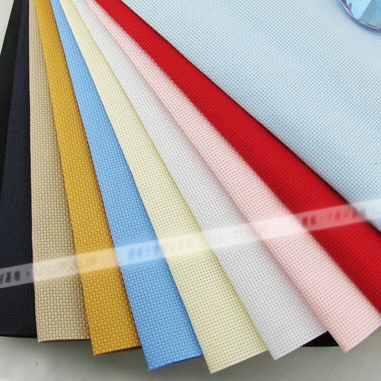 11ct 1.0*1.5m Golden Linen cloth 14ct DIY Cross Stitch Fabric Adia Cloth 100% Cotton cross embroidery