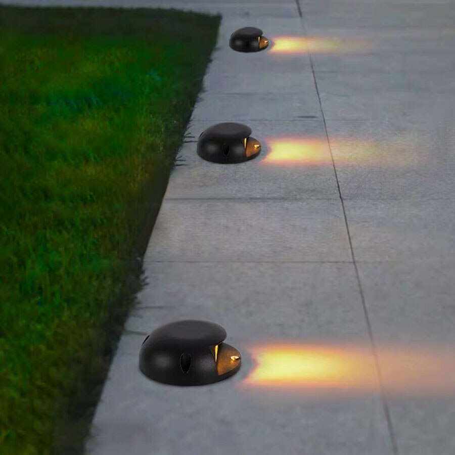 LED In-ground Light Outdoor Waterproof Buried Lights Underground Floor Lamps Yard Landscape Street Light Garden Step Spotlights
