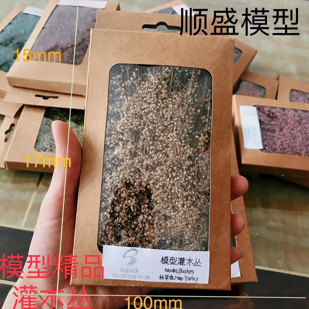 Products DIY Model Bush HO scale minitary Model grass scene landscape different colors For Model