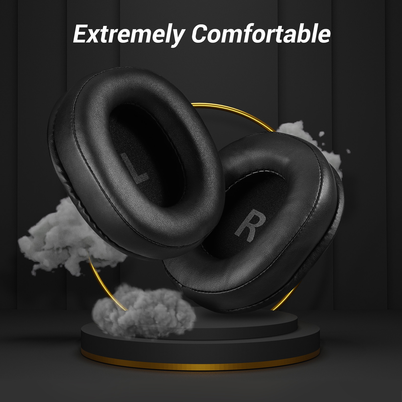 1 paar Vervanging Hoofdtelefoon Oorkussen Kussens Cover Voor Oneodio A70 A71 A71D Hoofdtelefoon Over-Ear Zachte Memory Foam oorkussens