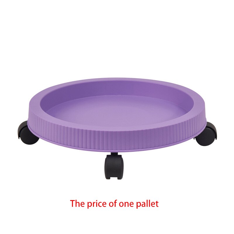 PP three-dimensional three-petal flower/strawberry pot multilayer stacking cultivation pot vegetable melon fruit planting pot: Purple Tray