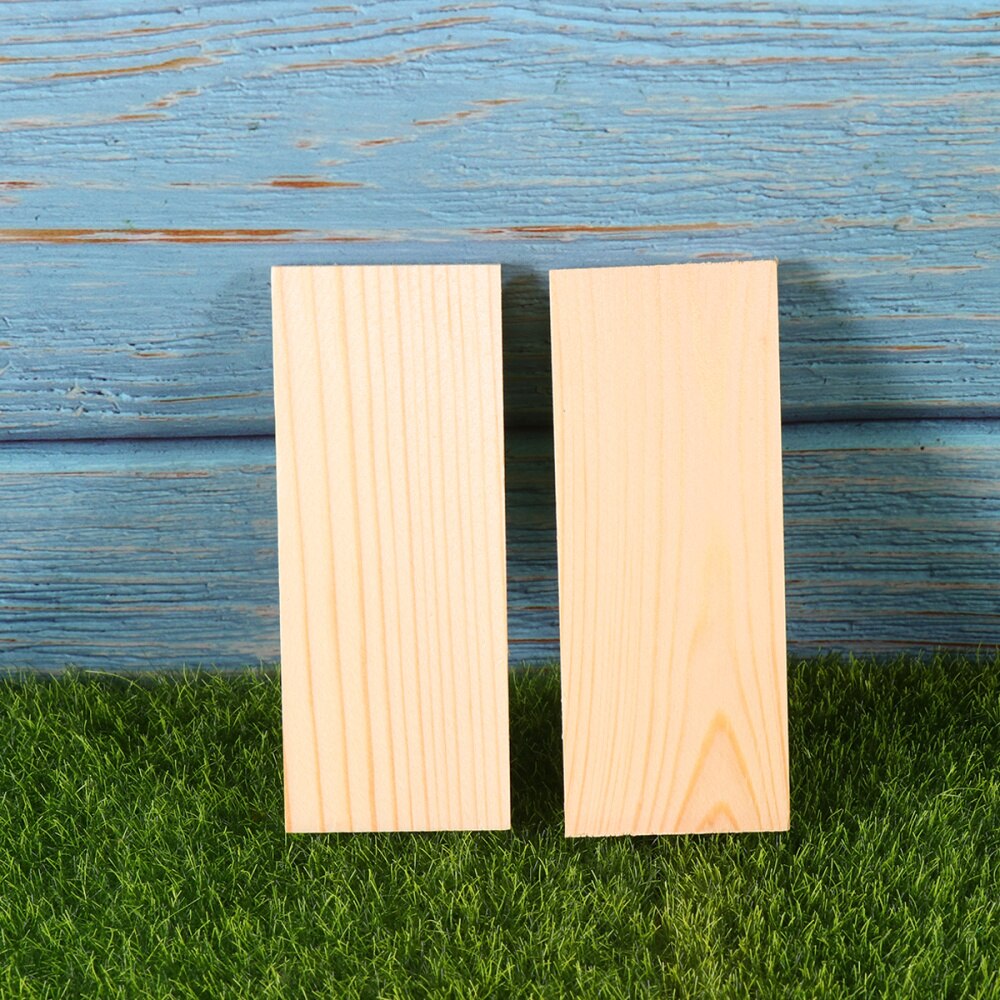 20Pcs Wood Boards Delicate Photography Wood Boards Photo Studio Background Props (Size 4x10cm)