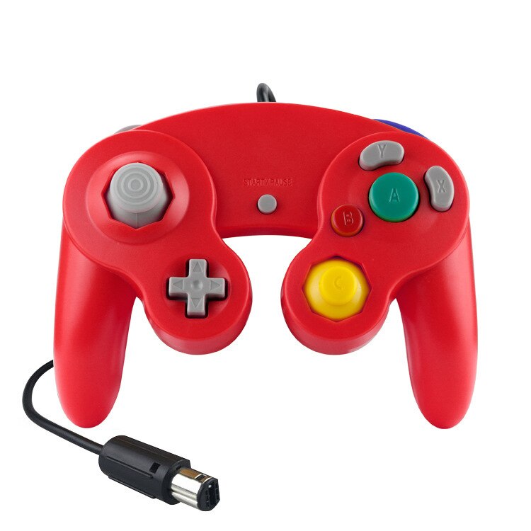 Wired Gamepad Voor Nintend Ngc Gc Voor Gamecube Controller Voor Wii Wiiu Gamecube Joystick Joypad Game Accessoire: Red