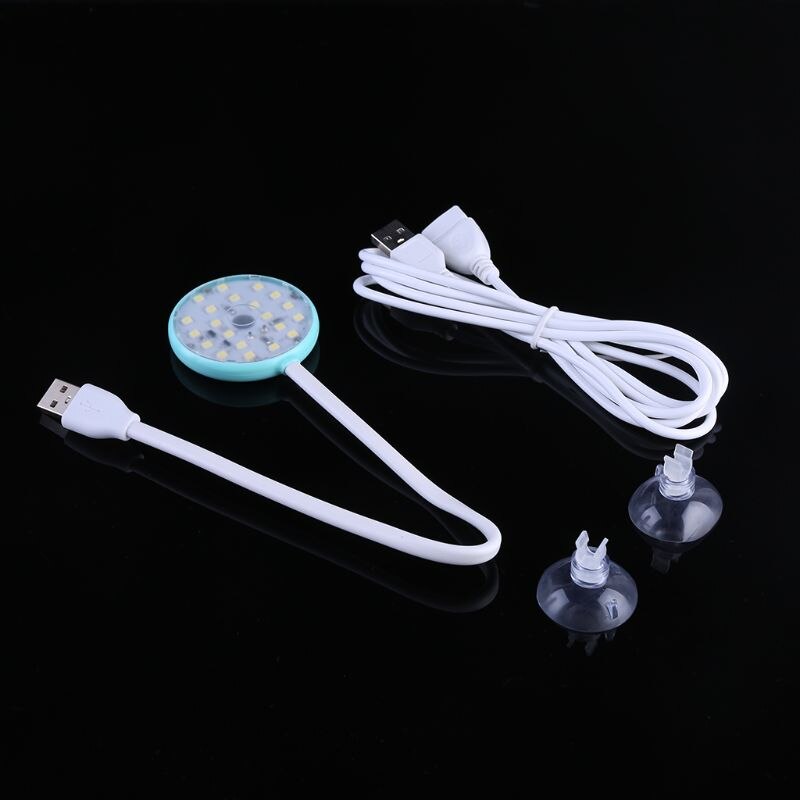 360 Degree Aquarium Fish Tank Mini USB LED Light Water Plant Grow Light Lamp