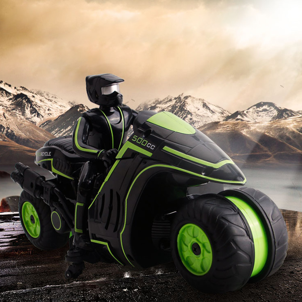 Elektrisk rc motorsykkel høyhastighets Racing 360 gradere spinning til låve morsom unisex 2.4 ghz stunt drift usb oppladbar