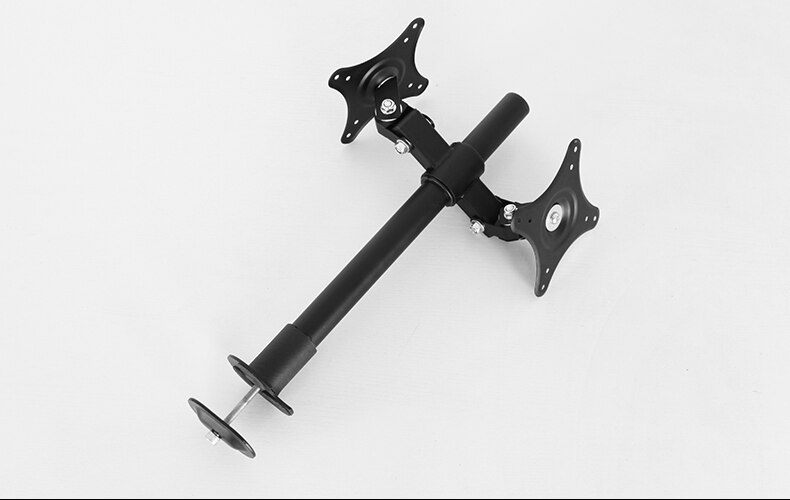 Dual LCD LED Monitor Holder Back to Back Desktop Grommet Mount Display Screen Rack TV Mount