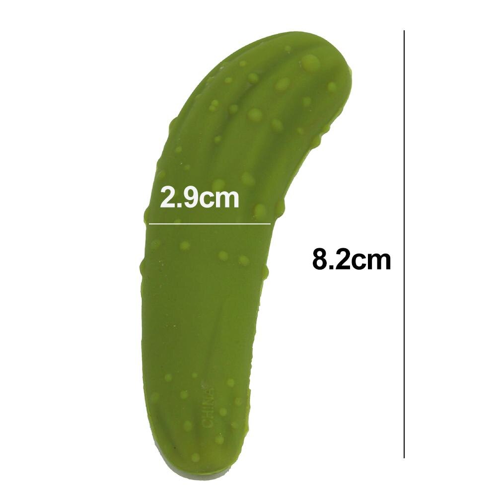 Groene Herbruikbare Komkommer Vormige Siliconen Reed Wijn Flessenstop Plug Cork Lekvrij Keuken Accessoire