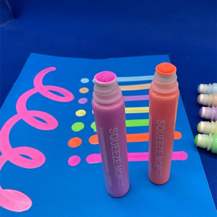 45ml Graffiti Paint pen 10mm round head Signature pen Marker Waterproof suitable for graffiti on glass, cardboard, plastic, meta