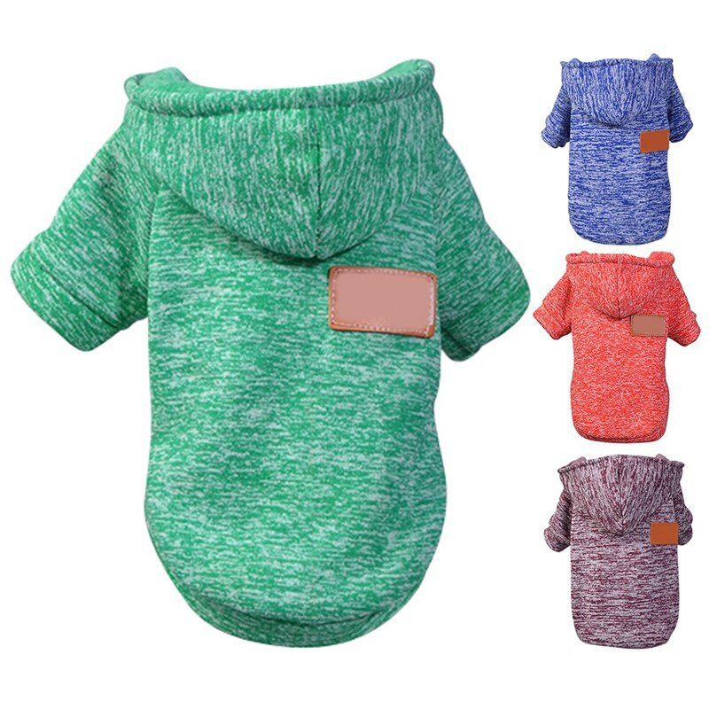 Pet Dog Hoodies Winter Warm Dog Coat Soft Pet Dog Clothes Jacket Puppy Coat Hoodie Sweatshirts Pet Clothing