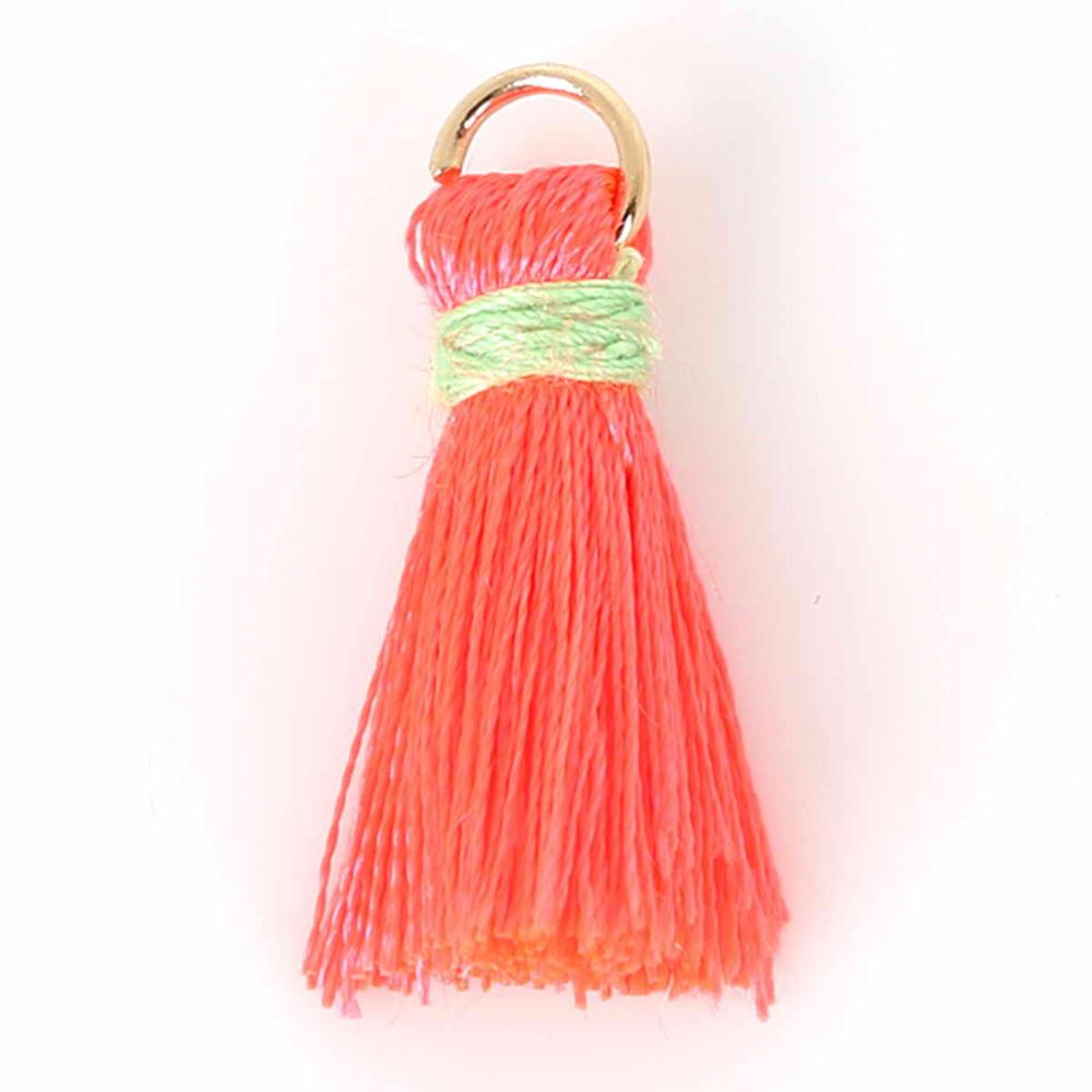 20mm 100 /zak zijden mini kwastjes bedels sieraden maken bevindingen materialen bevindingen & componenten materiaal 18 kleuren: In roze