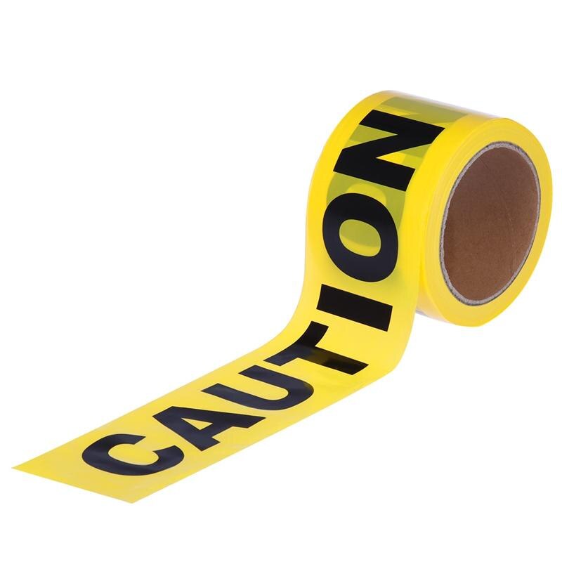 100M Barricade Caution Tape Warning Tape for Law Enforcement Construction Public Works Safety Universal CAUTION tape