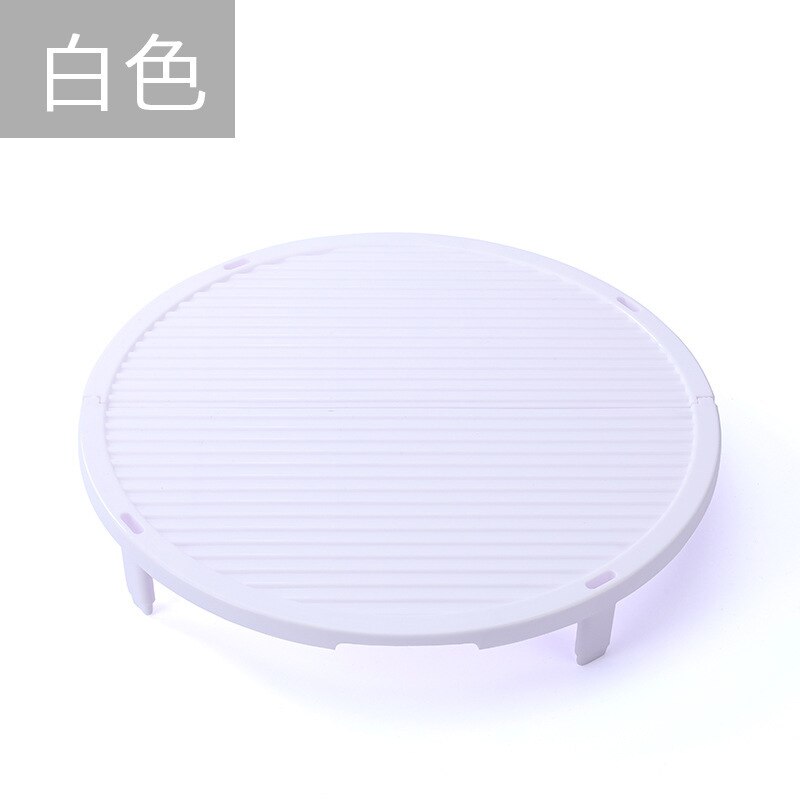 draagbare keuken lade rack vouwen deeg bal lade dumplings gordijn cover keuken opslag drogen servies WJ10: ROUNDWHITE