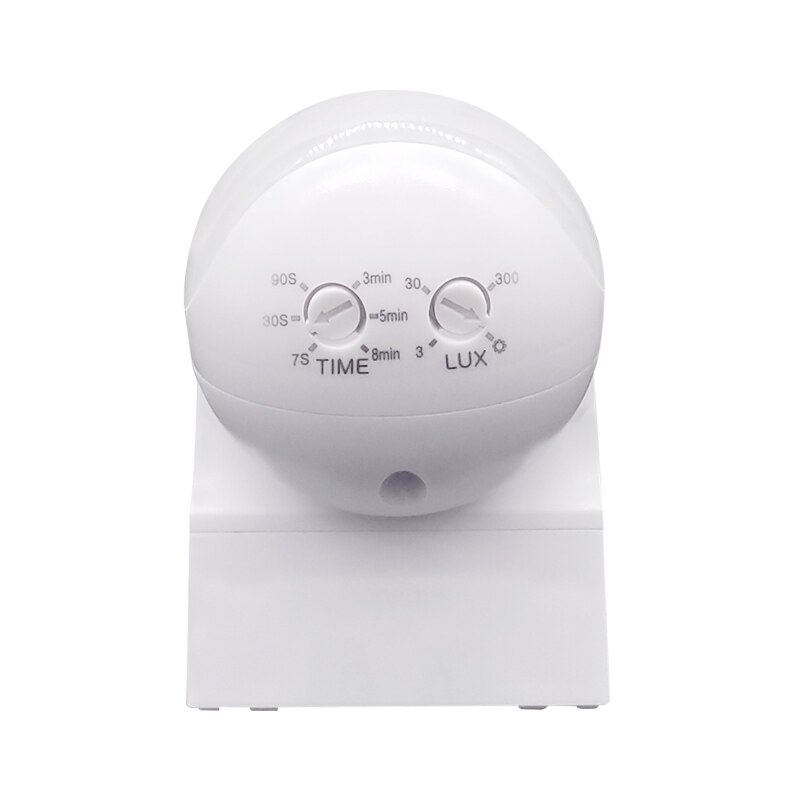 Motion Sensor 110v~230v Motion Detector Automatic Infrared PIR Sensor 180 Degree Rotating Outdoor Timer Light Switch