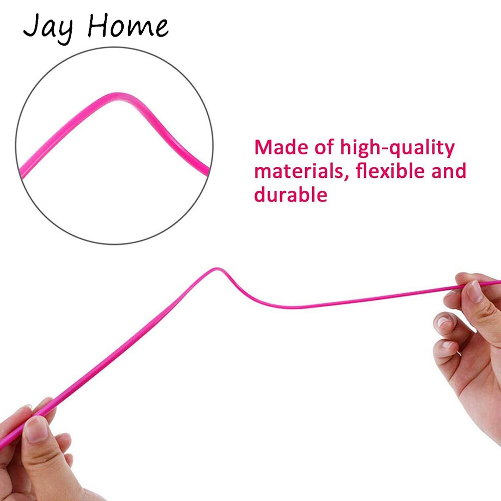 4 sztuk 58CM plastikowe sznurek nawlekacz przewodniki dla dresowe bluzy DIY rękodzieło gumką liny nosić nawlekacz akcesoria robić szycia