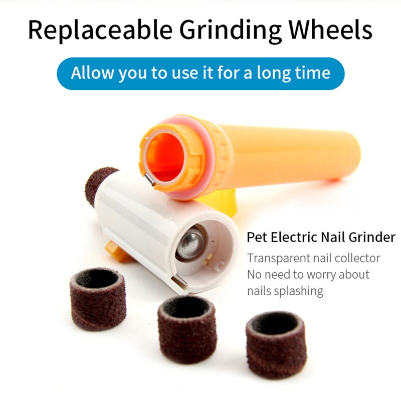 Afilador de uñas eléctrico para perros y Chihuahua, herramienta de aseo para gatos, eshinx, Yorkshire Terrier, cortaúñas, suministros para mascotas,