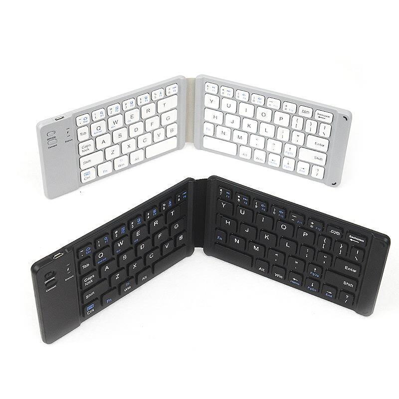 Bluetooth Keyboard Mini Mobile Phone Tablet IPadtablet Folding USB Charging Wireless External Keyboard