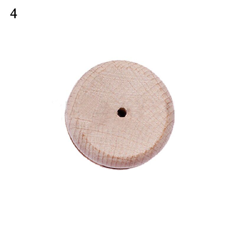 Hand Made Multi-Size Wood Slicker Leather Solid Wood Round Burnishing Edge for Polished Edge Leather Craft Working Tool