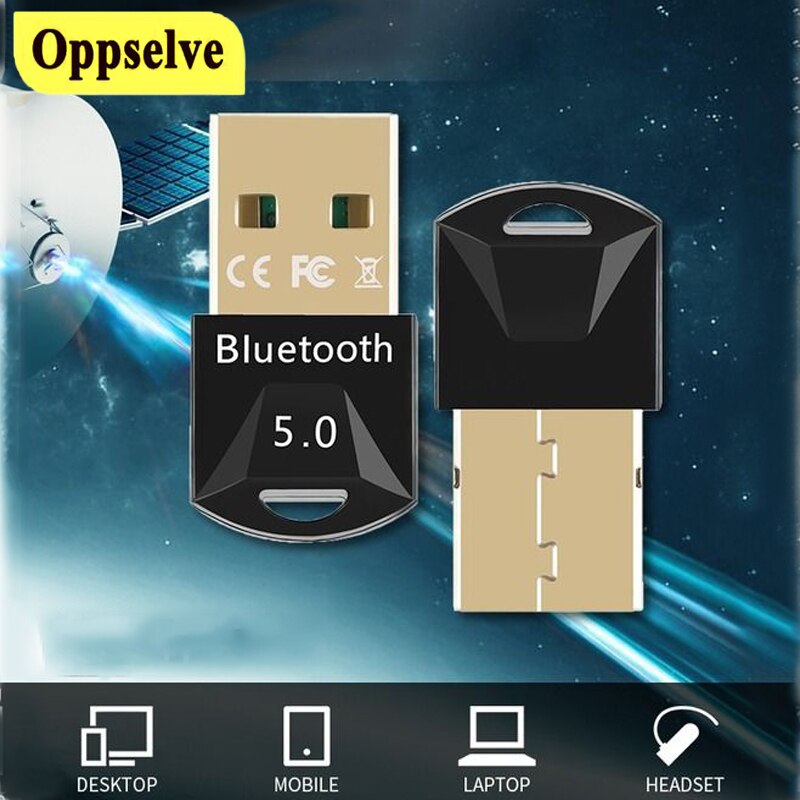 2 In 1 Usb Bluetooth 5.0 Bluetooth 5.0 Adapter Ontvanger Draadloze Bluethooth Dongle Muziek Bluthooth Zender Voor Pc Computer