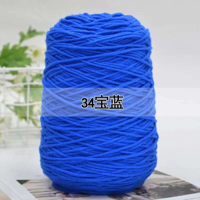 Effen Kleur Melk Katoenen Garen 8 Strengen Tuften Art Borduren Haak Haak Draad Breien Materiaal Diy Poke Borduurgaren: Steen