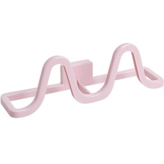 Wandmontage Schoenenrek Slippers Hanger Zelfklevende Slippers Plank Thuis Schoen Houder Opslag Haak Plastic Organizer Voor Badkamer: Pink