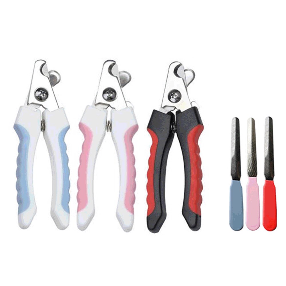 Animal Claw Scissor Clipper Grooming Tools Dog & Cat Pets Nail Clippers Nail Toe Cut Safe Dog Nail Clippers With File