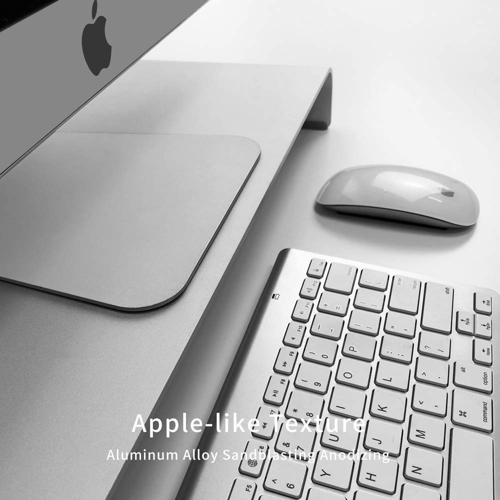 Aluminiummonitor stativ dator riser universal metall stationär stå upp  to 27 tum skärmar för pc, bärbar dator, imac, mac, macbook