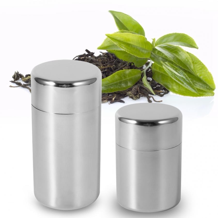 450/550ML Rvs Thee Doos Groene Thee Blikken Bus Multipurpose Snoeppot Koffie Suiker Meel Noten Kruiden opslag Jar