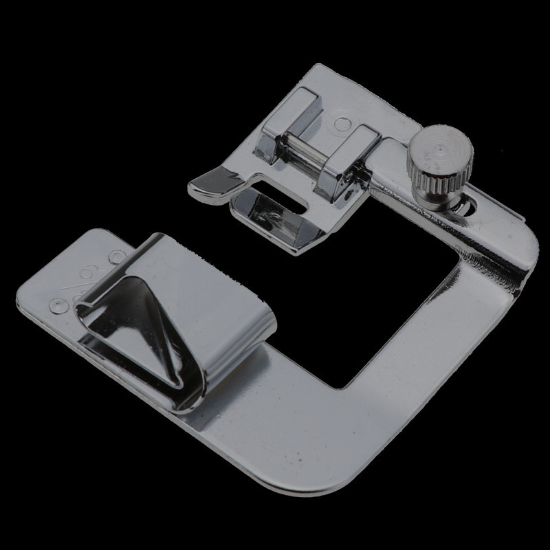 6 rozmiar stóp rolki tkaniny #6290-3/4/5/6/7/8 domowa maszyna robić szycia stopka robić obrębiania zawinięty brzeg stóp przystawki na piosenkarz brat oceniane: 6-8 19MM