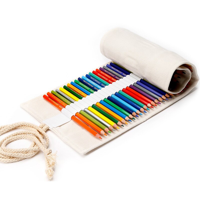 Holder til 50/64/76 huller med farvede blyanter, til 48/60/72 blyantkasser, pose til pose med genbrugspapir til gen penne, sæt farvede blyanter
