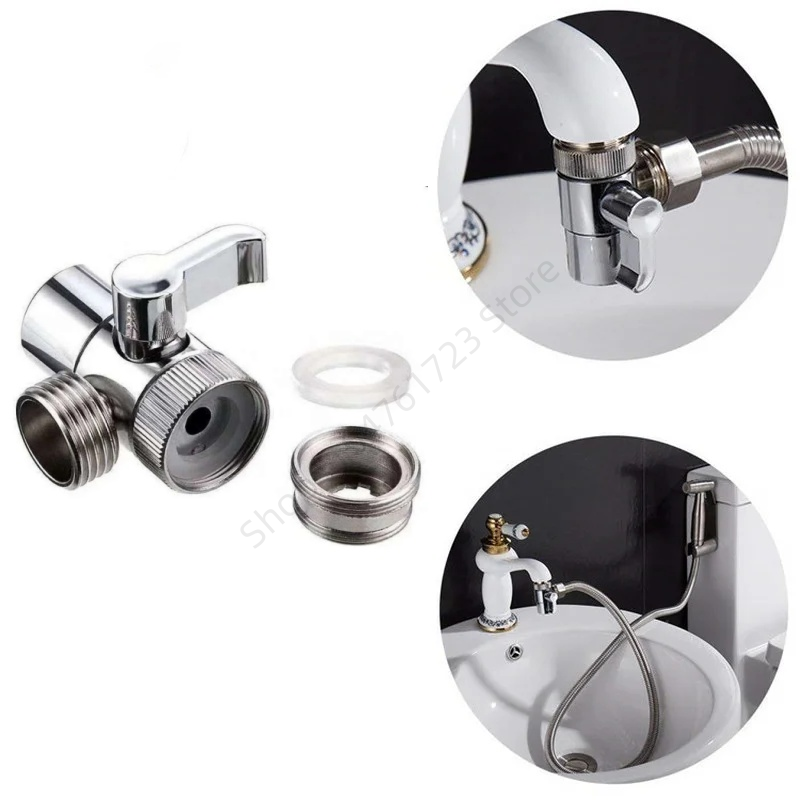 M22/M24 Switch Faucet Adapter Kitchen Universal Sink Splitter Diverter Valve Water Tap Connector for Shower Bathroom Accessory