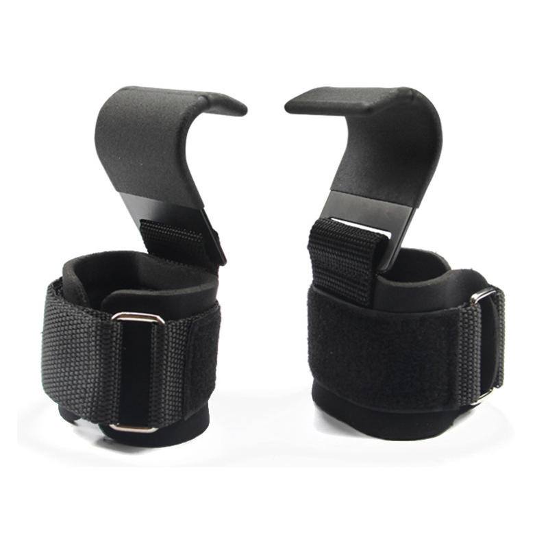 Gewicht Hebe Haken Hand-Bar Handgelenk Riemen Fitnessstudio Fitness Haken Gewicht Gurt ziehen-UPS Energie Heben Handschuhe Für gewicht Ausbildung -40