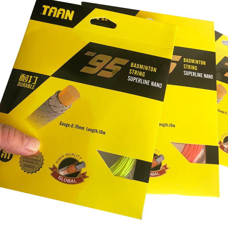 1pc Retail TAAN BS95 Badminton Racket String powerful Nano String for Badminton Racquet 0.70MM 10M