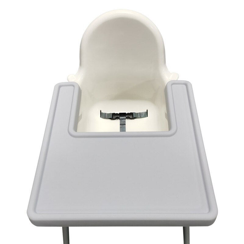 Fødevarekvalitet dækkende silikone dækkeserviet baby højstol silikone fodring babymåtte