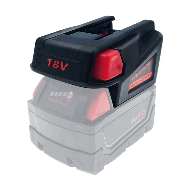 M18 v 18 batteriadapterkonverter til milwaukee 18v litiumionbatteri til milwaukee  v18 18v ni-cd-batteri (med usb-havn)