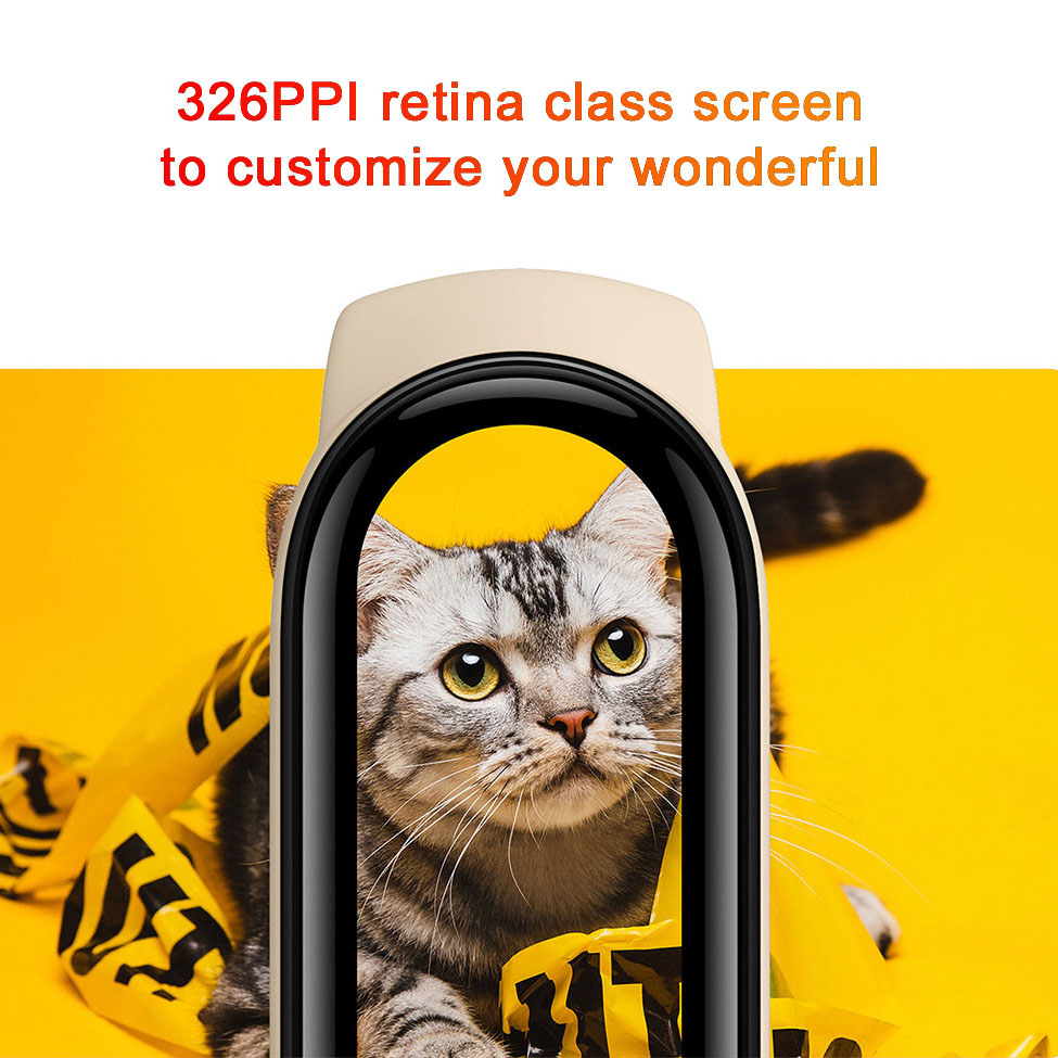Xiaomi-pulsera inteligente Mi Band 6, dispositivo con control del ritmo cardíaco y del oxígeno en sangre, Pantalla AMOLED a Color de 1,56 pulgadas, Bluetooth, 5 colores