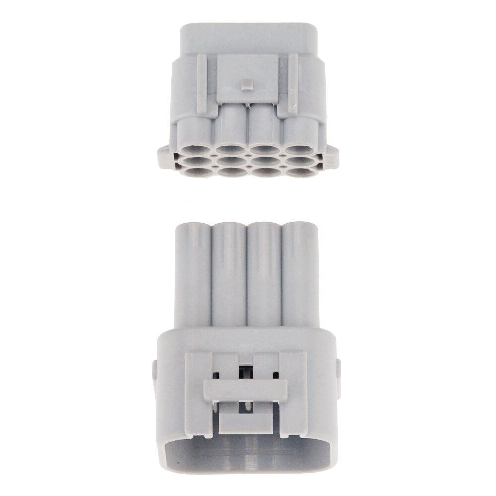 1Set 12 Pin Way Sealed Electrical Wire Connector Plug Set Male/Female Waterproof 2.2mm to 2.5mm Dupont Terminal Kit for Car Auto