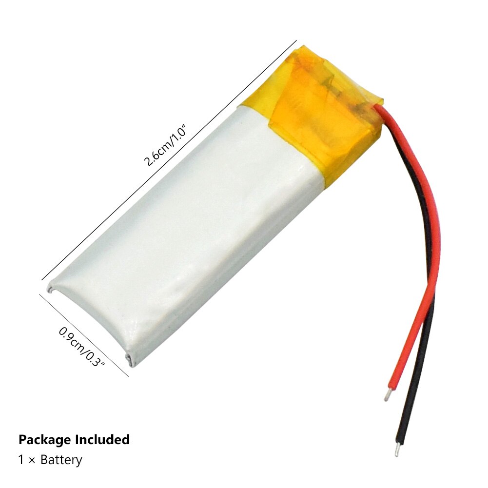 3,7 V 90mAh 350926 Lithium-Polymer Li-Po li ionen Akku Lipo zellen Für MP3 MP4 GPS bluetooth kopfhörer lautsprecher