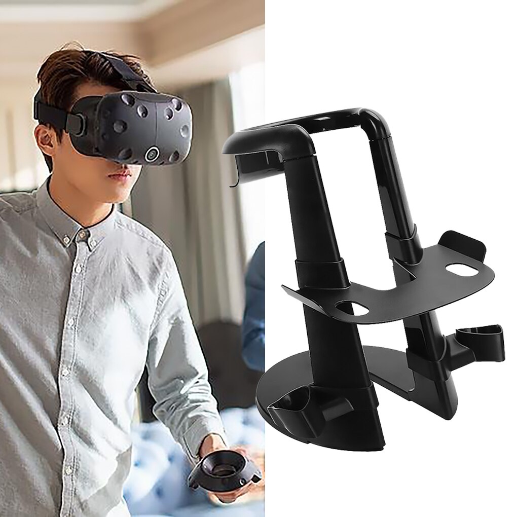 Vr Stand,Headset Display Holder and Station for Oculus Rift S Oculus Quest Headset Press Controllers