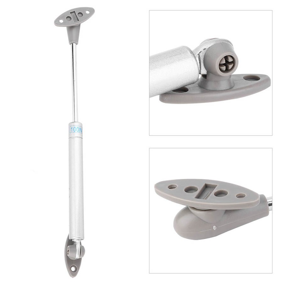 2Pcs 100N Furniture Cabinet Flap-Up Door Gas Spring Strut Pneumatic Lift Support